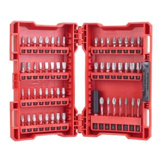 4932430907 - Zestaw bitów Shockwave do śrub płaskich, Phillips, Pozidriv, Torx i Hex (56 szt.)