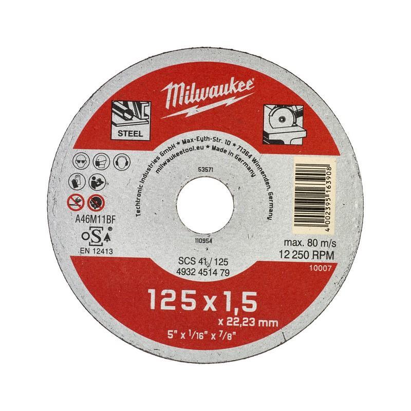 4932451479 - Tarcza do cięcia metalu Contractor 125 x 1,5 x 22,2 mm (1 szt.) 4932451479 - Tarcza do cięcia metalu Contractor 125 x 1,5 x 22,2 mm (1 szt.)