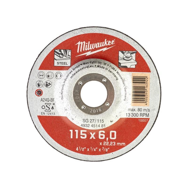 4932451481 - Tarcza do szlifowania metalu Contractor 115 x 6 x 22,2 mm (1 szt.) 4932451481 - Tarcza do szlifowania metalu Contractor 115 x 6 x 22,2 mm (1 szt.)