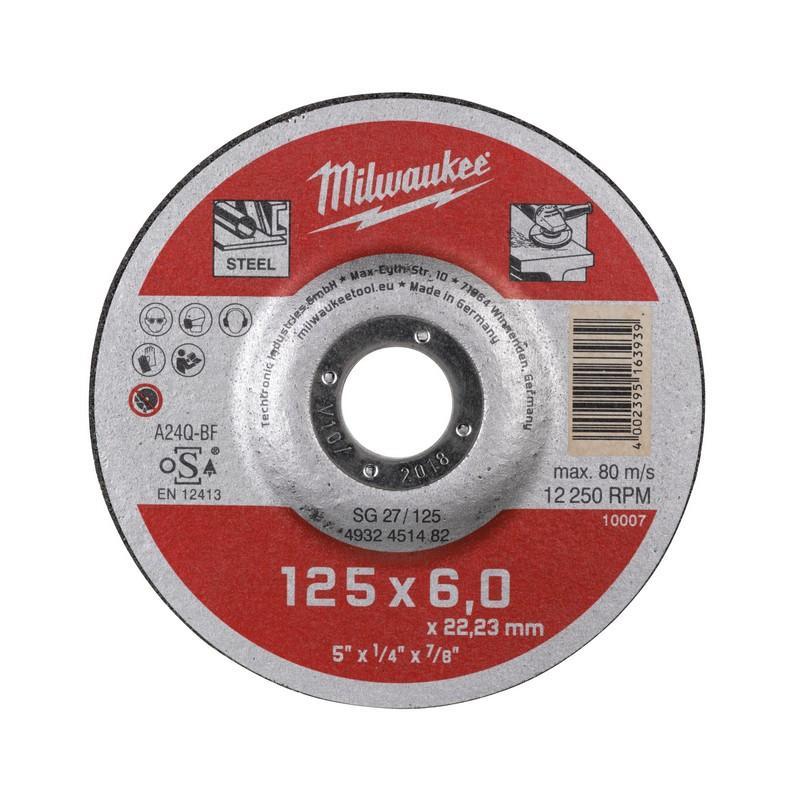 4932451482 - Tarcza do szlifowania metalu Contractor 125 x 6 x 22,2 mm (1 szt.) 4932451482 - Tarcza do szlifowania metalu Contractor 125 x 6 x 22,2 mm (1 szt.)