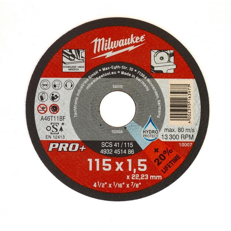 4932451486 - Tarcza cienka do cięcia metalu PRO+ 115 x 1,5 x 22,2 mm (1 szt.) 4932451486 - Tarcza cienka do cięcia metalu PRO+ 115 x 1,5 x 22,2 mm (1 szt.)