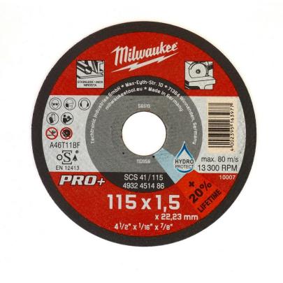 4932451486 - Tarcza cienka do cięcia metalu PRO+ 115 x 1,5 x 22,2 mm (1 szt.)