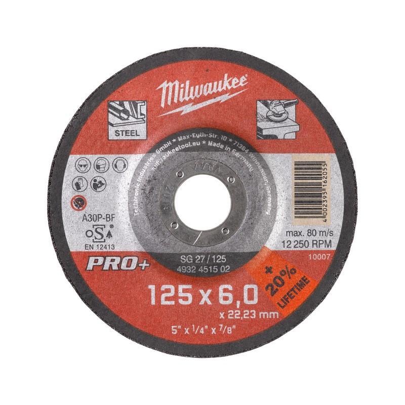 4932451502 - Tarcza do szlifowania metalu PRO+ 125 x 6 x 22,2 mm (1 szt.) 4932451502 - Tarcza do szlifowania metalu PRO+ 125 x 6 x 22,2 mm (1 szt.)