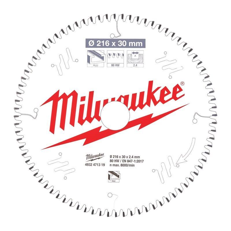 4932471319 - Tarcza pilarska do aluminium, czyste cięcie 216 x 30 mm, 80 zębów 4932471319 - Tarcza pilarska do aluminium, czyste cięcie 216 x 30 mm, 80 zębów