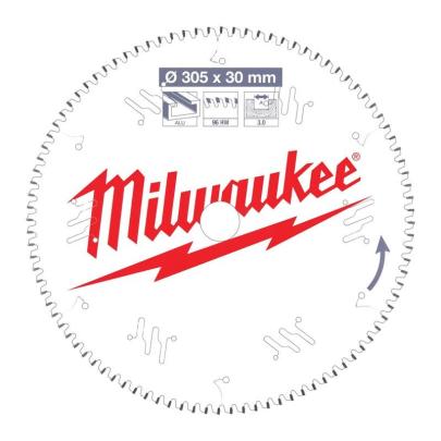 4932471323 - Tarcza pilarska do aluminium, czyste cięcie 305 x 30 mm, 96 zębów