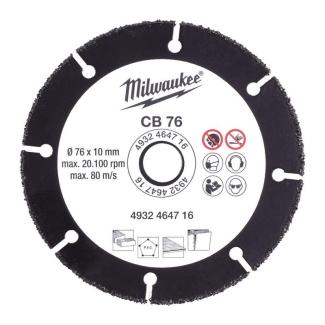 4932464716 - Tarcza tnąca uniwersalna z nasypem z węglika wolframu 76 x 10 mm