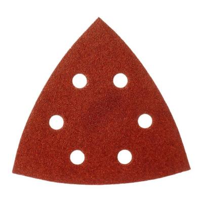 4932358493 - Papier ścierny delta na rzep 105 x 105 mm, gr. 80 (5 szt.)