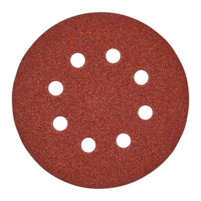 4932367740 - Papier ścierny na rzep 8 otworów do szlifierki mimośrodowej 125 mm, gr. 40 (5 szt.)