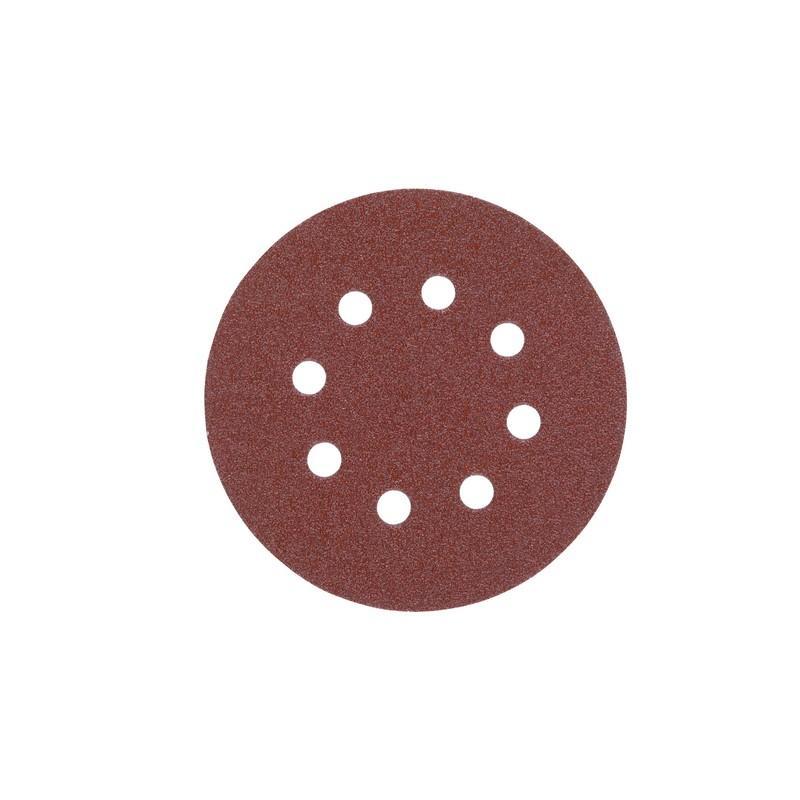 4932367741 - Papier ścierny na rzep 8 otworów do szlifierki mimośrodowej 125 mm, gr. 60 (5 szt.) 4932367741 - Papier ścierny na rzep 8 otworów do szlifierki mimośrodowej 125 mm, gr. 60 (5 szt.)
