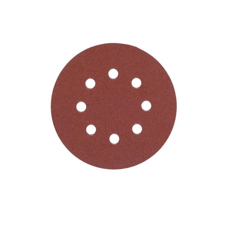 4932367743 - Papier ścierny na rzep 8 otworów do szlifierki mimośrodowej 125 mm, gr. 120 (5 szt.) 4932367743 - Papier ścierny na rzep 8 otworów do szlifierki mimośrodowej 125 mm, gr. 120 (5 szt.)
