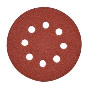 4932371396 - Papier ścierny na rzep 8 otworów do szlifierki mimośrodowej 125 mm, gr. 60 (25 szt.)