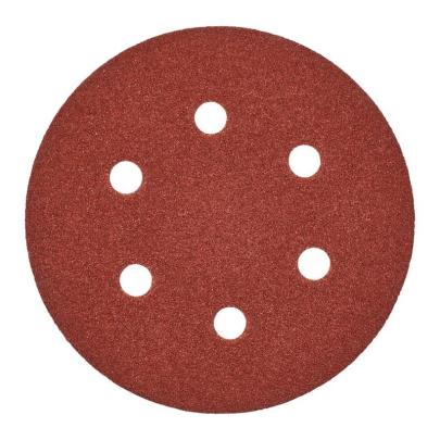 4932371590 - Papier ścierny na rzep 8 otworów do szlifierki mimośrodowej 150 mm, gr. 40 (5 szt.)
