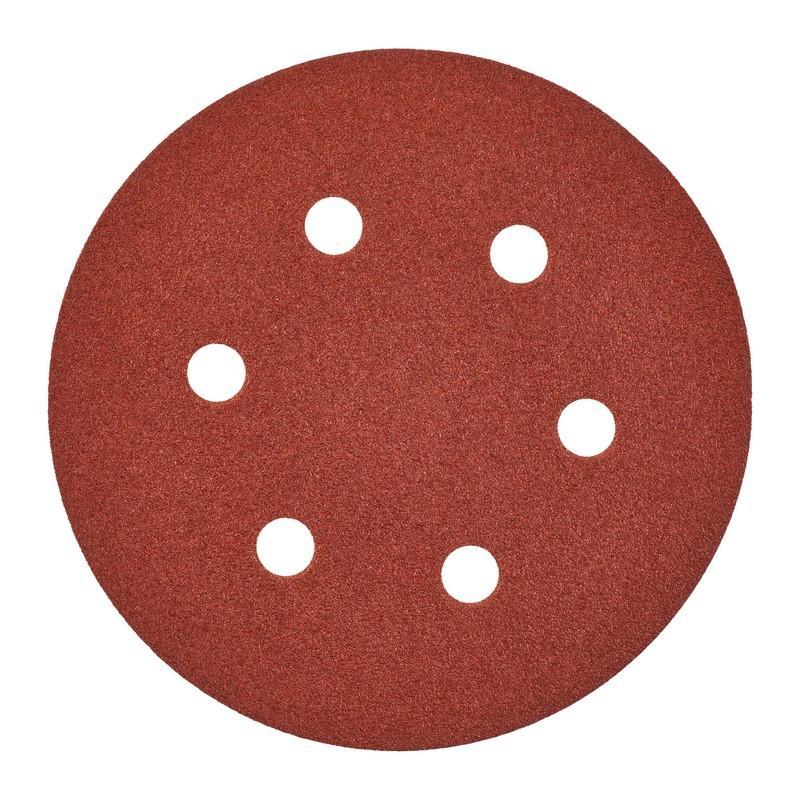 4932371592 - Papier ścierny na rzep 8 otworów do szlifierki mimośrodowej 150 mm, gr. 80 (5 szt.) 4932371592 - Papier ścierny na rzep 8 otworów do szlifierki mimośrodowej 150 mm, gr. 80 (5 szt.)