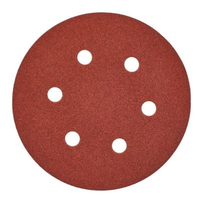 4932371592 - Papier ścierny na rzep 8 otworów do szlifierki mimośrodowej 150 mm, gr. 80 (5 szt.)