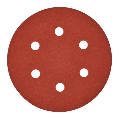 4932371594 - Papier ścierny na rzep 8 otworów do szlifierki mimośrodowej 150 mm, gr. 180 (5 szt.)