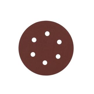 4932371595 - Papier ścierny na rzep 8 otworów do szlifierki mimośrodowej 150 mm, gr. 240 (5 szt.)