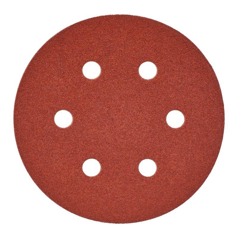 4932371598 - Papier ścierny na rzep 8 otworów do szlifierki mimośrodowej 150 mm, gr. 80 (25 szt.) 4932371598 - Papier ścierny na rzep 8 otworów do szlifierki mimośrodowej 150 mm, gr. 80 (25 szt.)