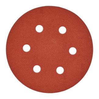 4932371600 - Papier ścierny na rzep 8 otworów do szlifierki mimośrodowej 150 mm, gr. 180 (25 szt.)