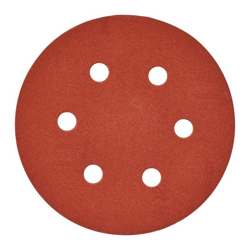 4932371600 - Papier ścierny na rzep 8 otworów do szlifierki mimośrodowej 150 mm, gr. 180 (25 szt.) 4932371600 - Papier ścierny na rzep 8 otworów do szlifierki mimośrodowej 150 mm, gr. 180 (25 szt.)