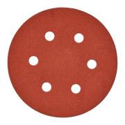 4932371600 - Papier ścierny na rzep 8 otworów do szlifierki mimośrodowej 150 mm, gr. 180 (25 szt.)