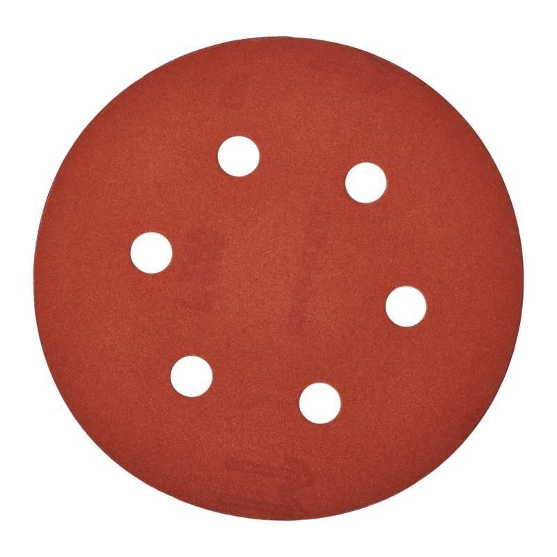 4932371601 - Papier ścierny na rzep 8 otworów do szlifierki mimośrodowej 150 mm, gr. 240 (25 szt.) 4932371601 - Papier ścierny na rzep 8 otworów do szlifierki mimośrodowej 150 mm, gr. 240 (25 szt.)
