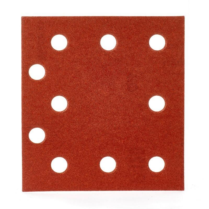 4932430817 - Papier ścierny prostokątny na rzep do szlifierki oscylacyjnej 115 x 107 mm, gr. 120 (10 szt.) 4932430817 - Papier ścierny prostokątny na rzep do szlifierki oscylacyjnej 115 x 107 mm, gr. 120 (10 szt.)