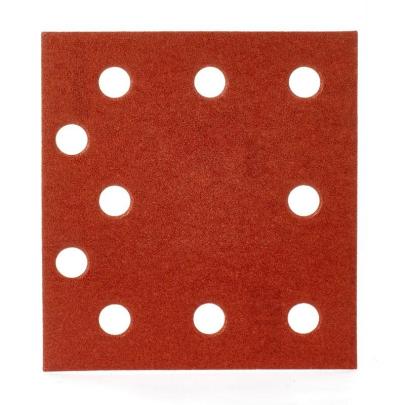 4932430817 - Papier ścierny prostokątny na rzep do szlifierki oscylacyjnej 115 x 107 mm, gr. 120 (10 szt.)
