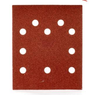 4932430820 - Papier ścierny prostokątny na zacisk do szlifierki oscylacyjnej 115 x 140 mm, gr. 80 (10 szt.)