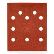 4932430822 - Papier ścierny prostokątny na zacisk do szlifierki oscylacyjnej 115 x 140 mm, gr. 120 (10 szt.)