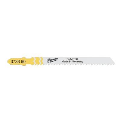 4932373390 - Brzeszczot do wyrzynarki do czystego i bezodpryskowego cięcia w drewnie, Bi-metal, 75 mm (5 szt.)