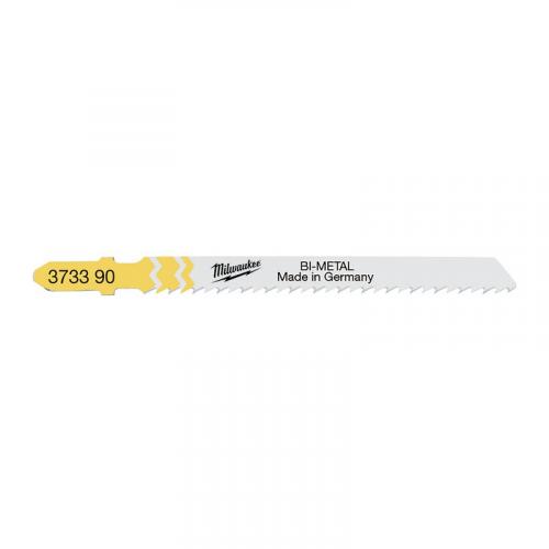 4932373390 - Jigsaw blade for clean, splinter-free cuts in wood, Bi-metal, 75 mm (5 pcs.)