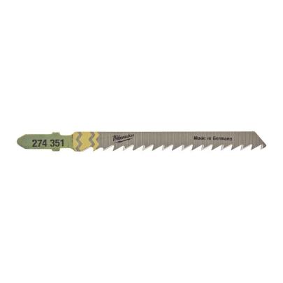 4932373490 - Brzeszczot do wyrzynarki do czystego i bezodpryskowego cięcia w drewnie, 75 mm (25 szt.)