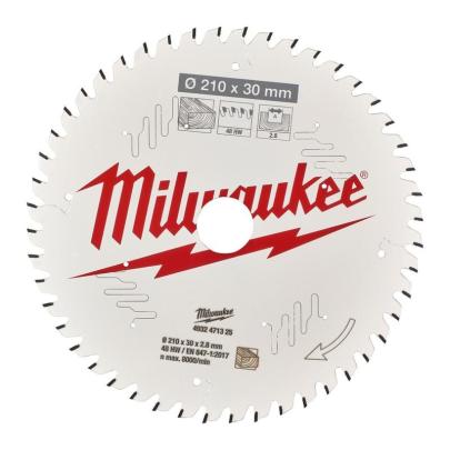 4932471325 - Tarcza pilarska do drewna, czyste cięcie 210 x 30 mm, 48 zębów