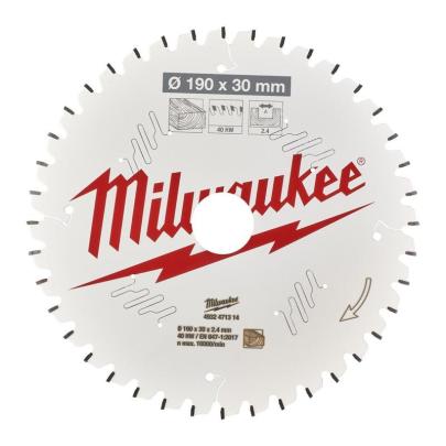 4932471314 - Tarcza pilarska do drewna 190 x 30 mm, 40 zębów
