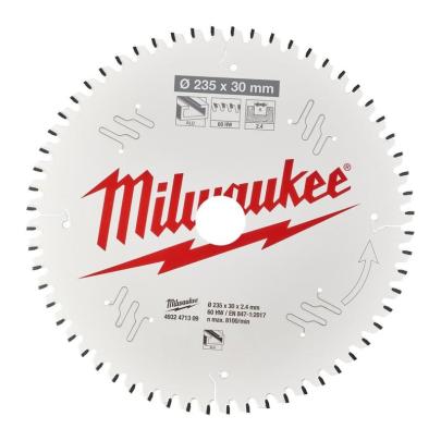 4932471309 - Tarcza pilarska do aluminium, czyste cięcie 235 x 30 mm, 60 zębów