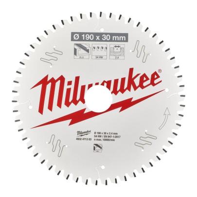 4932471303 - Tarcza pilarska do aluminium, czyste cięcie 190 x 30 mm, 54 zęby
