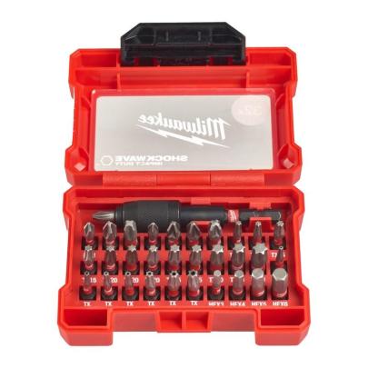 4932464240 - Zestaw bitów Shockwave do śrub Phillips, Pozidriv, Torx i Hex (32 szt.)