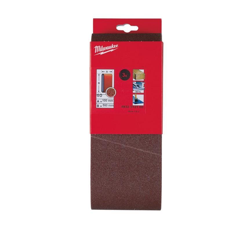 4932312100 - Papier ścierny bezkońcowy do szlfierki taśmowej 100 x 560 mm, gr. 60 (3 szt.) 4932312100 - Papier ścierny bezkońcowy do szlfierki taśmowej 100 x 560 mm, gr. 60 (3 szt.)