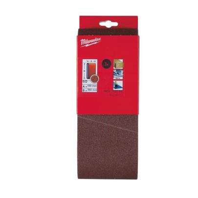 4932312100 - Papier ścierny bezkońcowy do szlfierki taśmowej 100 x 560 mm, gr. 60 (3 szt.)