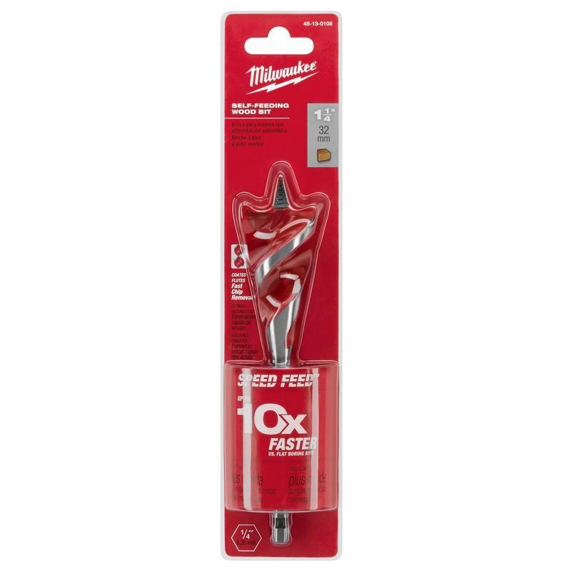 48130108 - Wiertło kręte do drewna, 32 x 165 mm, uchwyt Hex 1/4'' 48130108 - Wiertło kręte do drewna, 32 x 165 mm, uchwyt Hex 1/4''