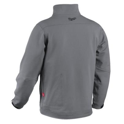 M12 HJ GREY5-0 (3XL) - Kurtka podgrzewana męska premium, M12™ Li-ion 12 V, rozmiar 3XL, szara