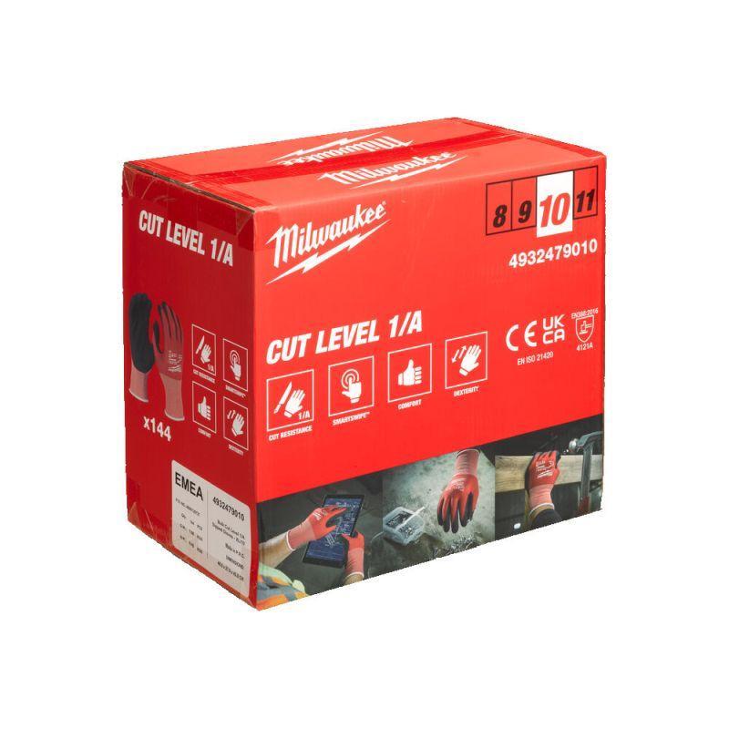4932479014 - Rękawice odporne na przecięcia, poziom ochrony 3/C, rozmiar XL/10 (144 pary)