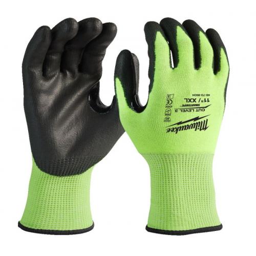4932479023 - Cut Resistant Gloves, reflective, protection level 3/C, size XXL/11 (144 pairs)