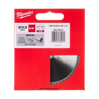 4932478815 - Tarcza pilarska do metalu, 203 x 5/8" x 1,6, 70 zębów (1 szt.)