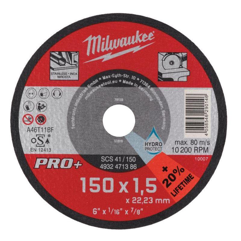 4932471386 - Tarcza cienka do cięcia metalu PRO+, 150 x 1,5 x 22,2 mm (1 szt.) 4932471386 - Tarcza cienka do cięcia metalu PRO+, 150 x 1,5 x 22,2 mm (1 szt.)