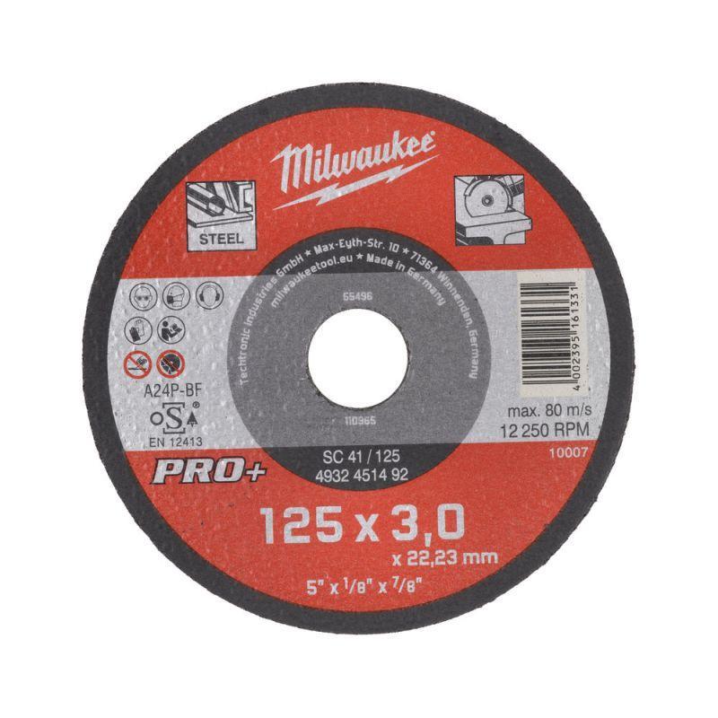 4932451492 - Tarcza do cięcia metalu płaska PRO+, 125 x 3 x 22,2 mm (1 szt.) 4932451492 - Tarcza do cięcia metalu płaska PRO+, 125 x 3 x 22,2 mm (1 szt.)