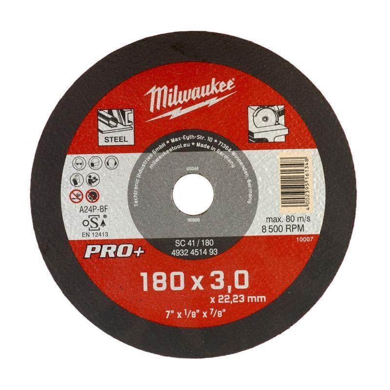 4932451493 - Tarcza do cięcia metalu płaska PRO+, 180 x 3 x 22,2 mm (1 szt.) 4932451493 - Tarcza do cięcia metalu płaska PRO+, 180 x 3 x 22,2 mm (1 szt.)