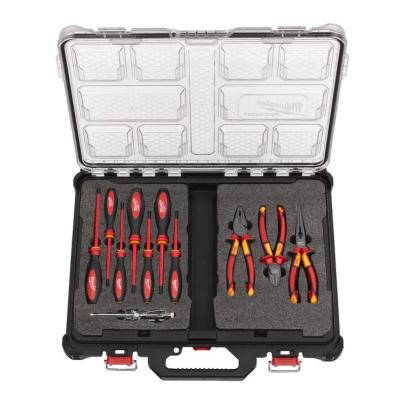 4932478671 - Zestaw wkrętaków i szczypiec VDE, w walizce PACKOUT (11 szt.)