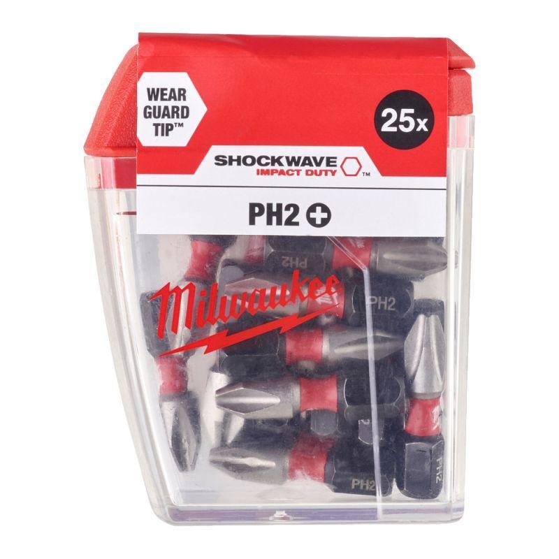 4932430853 - Bit udarowy Shockwave Impact Duty do śrub Phillips, PH2 x 25 mm (25 szt.) 4932430853 - Bit udarowy Shockwave Impact Duty do śrub Phillips, PH2 x 25 mm (25 szt.)