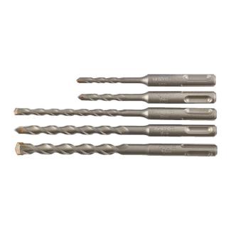 4932471242 - Zestaw wierteł udarowych SDS-Plus Contractor, 2-ostrzowych, Ø 5/6 × 110 mm, Ø 6/8/10 × 160 mm (5 szt.)